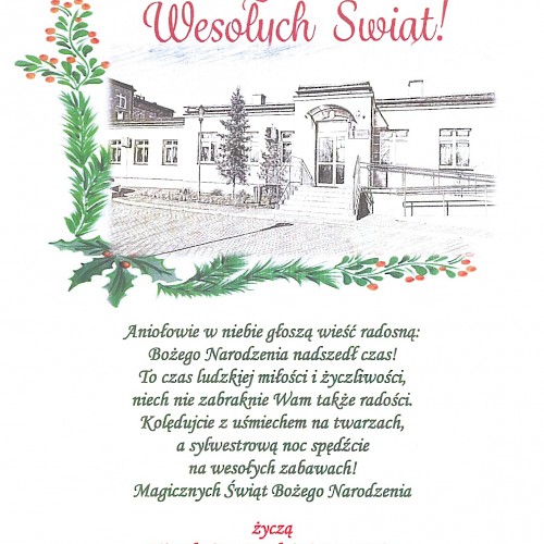 Życzenie z okazji zbliżających się Świąt Bożego Narodzenia